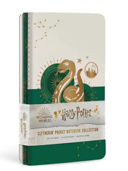 Harry Potter: Slytherin Constellation Sewn Pocket Notebook Collection - HP Constellation - Insight Editions - Bøger - Insight Editions - 9781647220914 - 4. august 2020