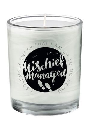 Cover for Insight Editions · Harry Potter: Mischief Managed Glass Votive Candle (Print) (2018)