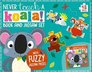 Cover for Rosie Greening · Never Touch a Koala Book and Touch and Feel Jigsaw Boxset - Never Touch (Book) (2020)