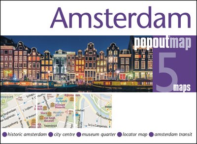 Cover for Popout Maps · Amsterdam PopOut Map - PopOut Maps (Landkarten) (2022)
