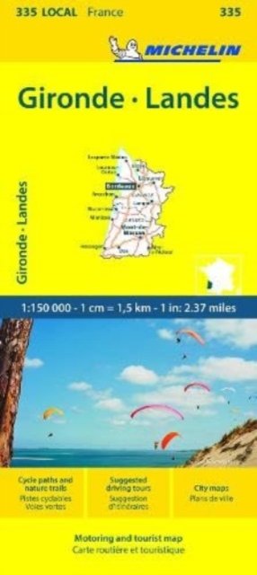 Cover for Michelin · Gironde, Landes - Michelin Local Map 335 (Kartor) (2023)