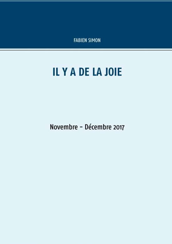 Cover for Simon · Il y a de la joie. Novembre - Déc (Bog) (2018)