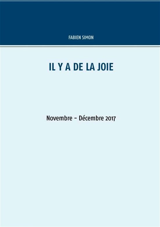 Cover for Simon · Il y a de la joie. Novembre - Déc (Bok) (2018)