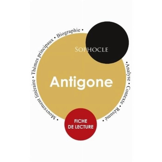 Cover for Sophocles · Fiche de lecture Antigone de Sophocle (Etude integrale) (Taschenbuch) (2019)
