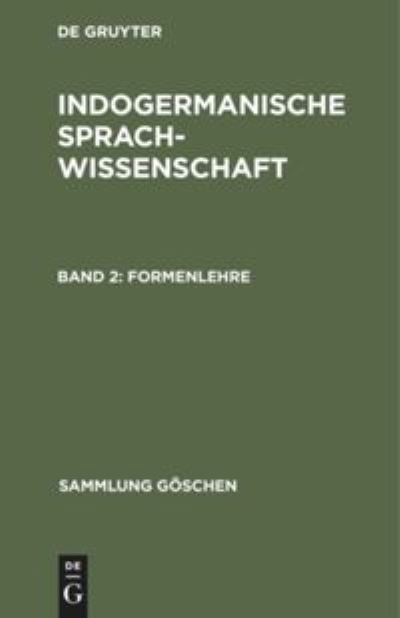 Cover for Hans Krahe · Formenlehre (Hardcover Book) (1969)