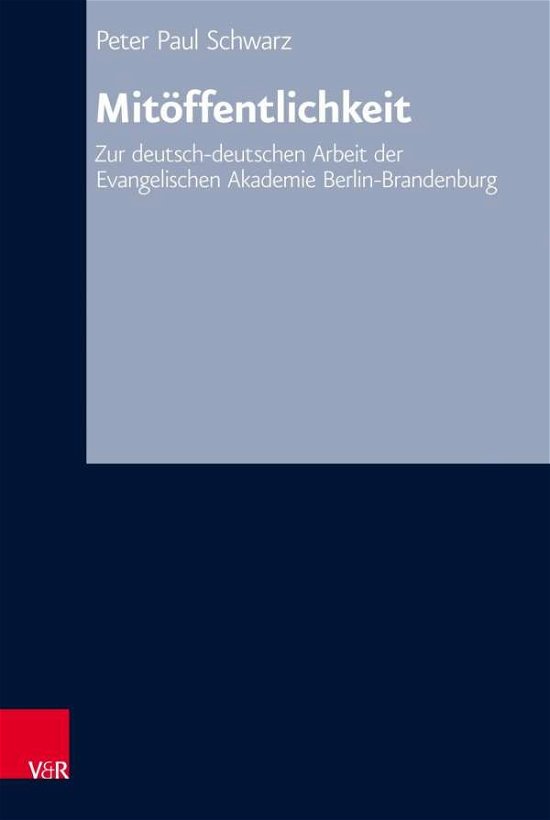 Cover for Schwarz · Mitöffentlichkeit (Bog) (2018)