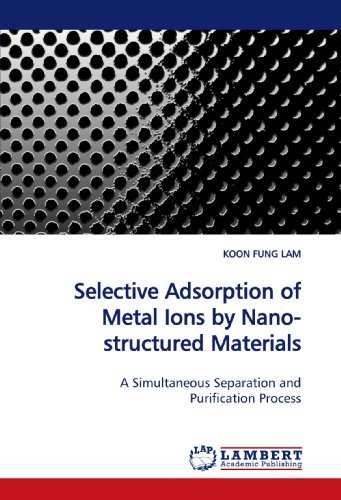 Cover for Koon Fung Lam · Selective Adsorption of Metal Ions by Nano- Structured Materials: a Simultaneous Separation and Purification Process (Taschenbuch) (2009)