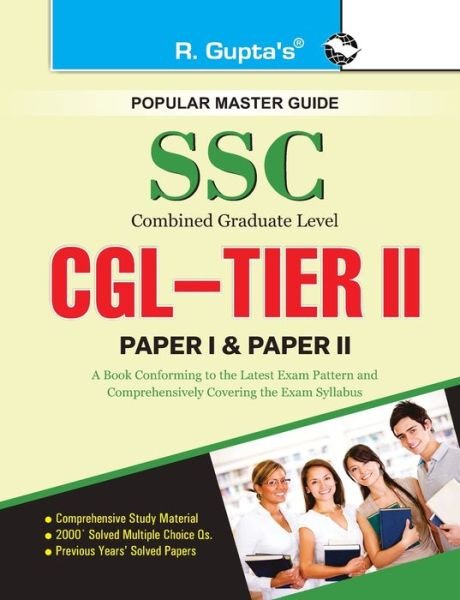 Cover for R. Gupta · Ssc Staff Selection Commission Combined Graduate Level Tier - II &amp; Tier - III (Paper I &amp; II) (Pocketbok) (2020)