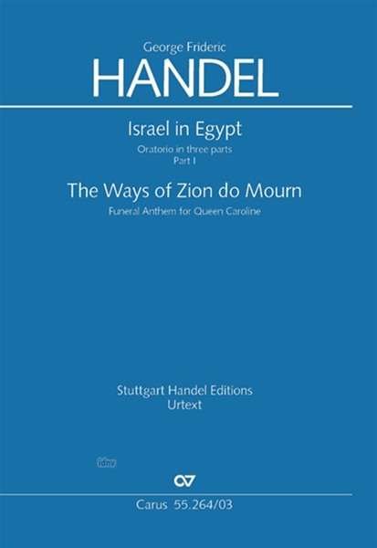 Cover for Handel · Israel in Egypt, Klavierauszug (Bok)