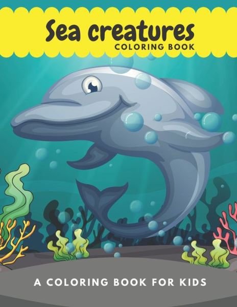 Cover for Mjolad Coloring Books · Sea Creatures Coloring Book (Paperback Bog) (2020)
