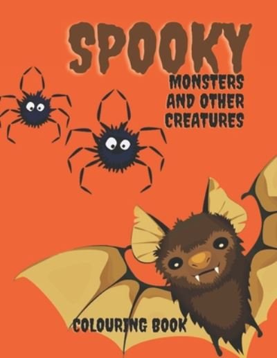 Cover for Powerprint Publishers · Spooky Monters and Other Creatures Colouring Book (Pocketbok) (2020)