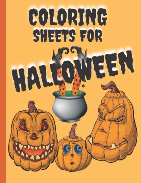 Cover for S N Publishers · Coloring Sheet For Halloween (Paperback Book) (2020)