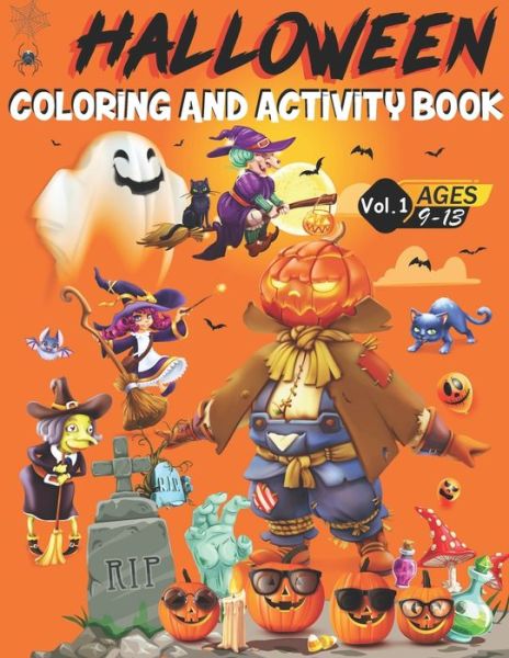 Cover for Daniel Brown · Halloween Coloring and Activity Book (Paperback Book) (2020)