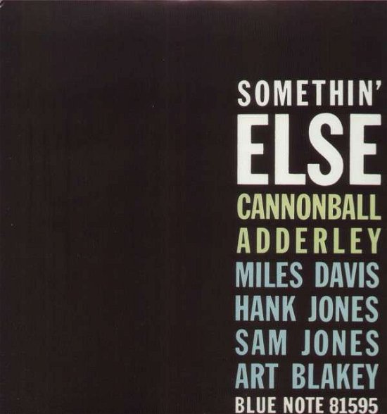 Cover for Cannonball Adderley · Somethin' else + CD (LP) [Bonus CD edition] (2008)