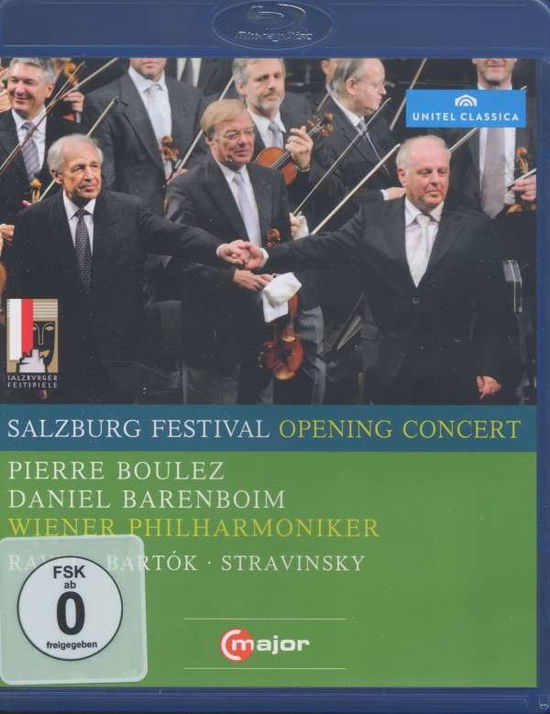 Cover for Ravel / Boulez / Vienna Philharmonic Orchestra · Salzburg Festival Opening Concert 2008 (Blu-ray) (2015)