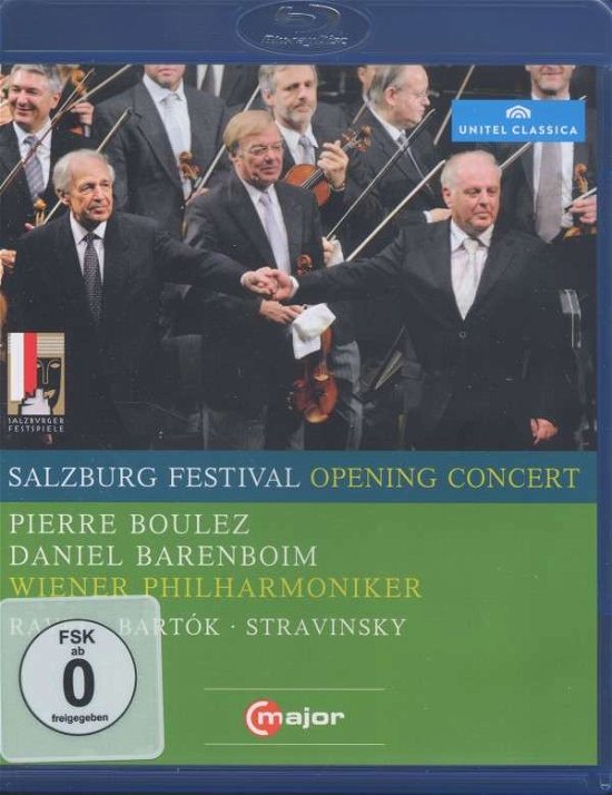 Cover for Ravel / Boulez / Vienna Philharmonic Orchestra · Salzburg Festival Opening Concert 2008 (Blu-ray) (2015)