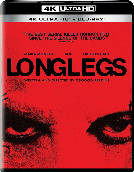 Cover for Longlegs (4K UHD Blu-ray) (2024)