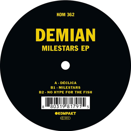 Cover for Demian · Milestars Ep (LP) (2017)