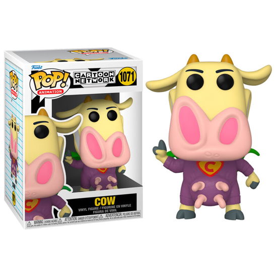 Funko Pop Animation Cow & Chicken Super Cow - Pop Animation Cow & Chicken - Merchandise - Funko - 0889698577915 - November 22, 2021