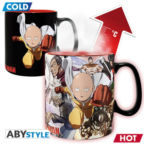 Cover for Abystyle · One Punch Man - Mug Heat Change - 460 Ml - Heroes (Leketøy) (2020)