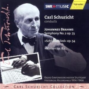BRAHMS: Sym.No.2 Op.73 - Schuricht / Rso Stuttgart - Musik - SWR Classic - 4010276016915 - 8. november 2004
