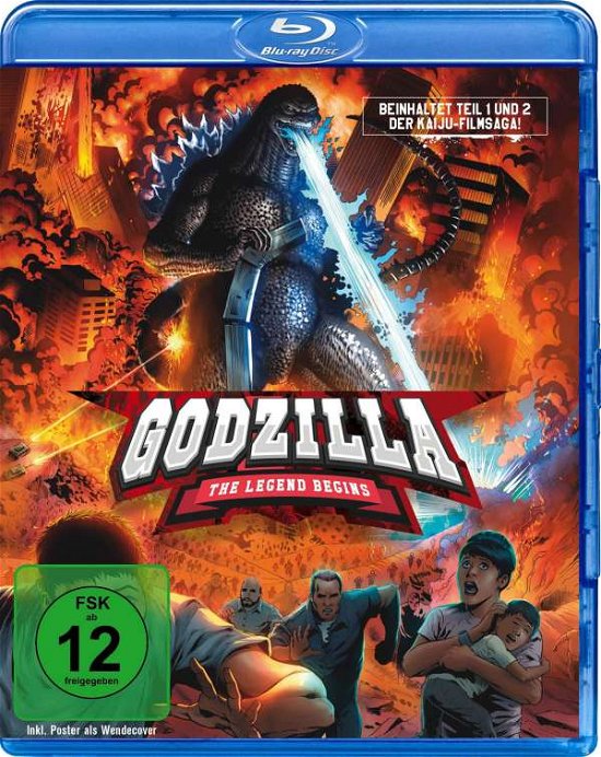 Cover for Hirata,akihiko / Takarada,akira / Burr,raymond/+ · Godzilla:the Legend Begins (Blu-ray) (2019)