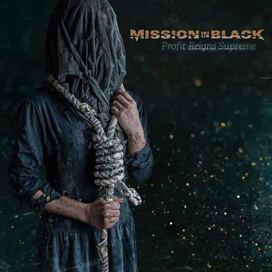 Cover for Mission in Black · Profit Reigns Supreme (Transparent Marble Petrol/ Black) (LP) (2024)