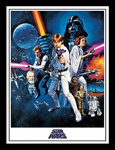 A New Hope - One Sheet (Stampa In Cornice Plexiglass 30X40 Cm) - Star Wars: Pyramid - Merchandise -  - 5050293177915 - 