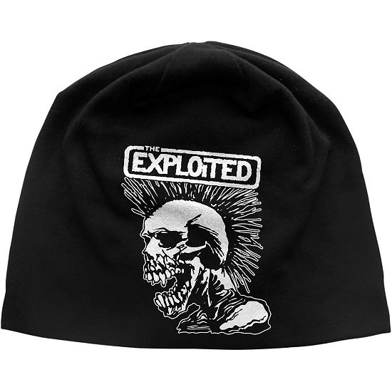 Cover for Exploited - The · The Exploited Unisex Beanie Hat: Mohican Skull (Klær) [Black - Unisex edition]