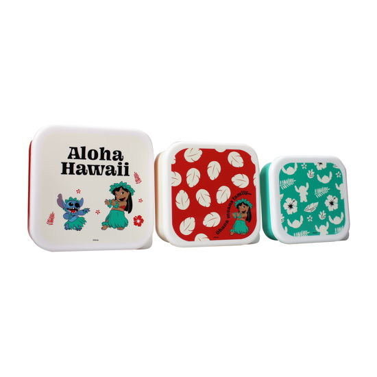 Disney - Snack Boxes Set Of 3 - Lilo & Stitch (Lbox3Dc05) - Half Moon Bay - Annen -  - 5055453495915 - 