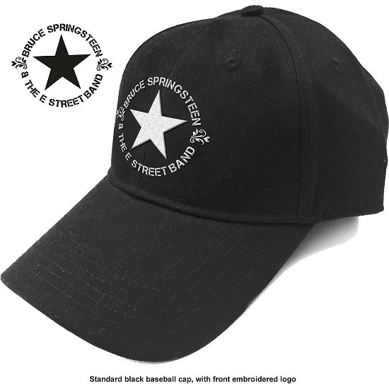 Cover for Bruce Springsteen · Bruce Springsteen Unisex Baseball Cap: Circle Star Logo (CLOTHES) [Black - Unisex edition]