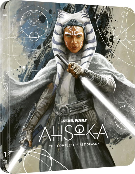 Cover for Star Wars: Ahsoka Season 1 - S · Star Wars Ahsoka S1 (Steelbook) (Disney + Original) (+Artcards) (4K UHD Blu-ray) [Steelbook edition] (2025)