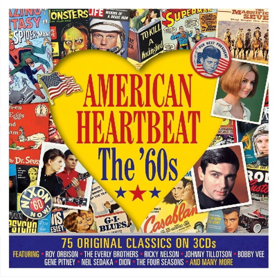 American Heartbeat - the '60s - V/A - Musiikki - ONE DAY MUSIC - 5060259820915 - perjantai 9. maaliskuuta 2018