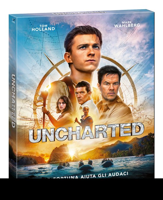 Cover for Uncharted (Blu-ray+block Notes · Uncharted (Blu-Ray+Block Notes) (Blu-ray) (2022)