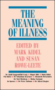 Cover for Marc Auge · The Meaning of Illness (Hardcover Book) (1988)