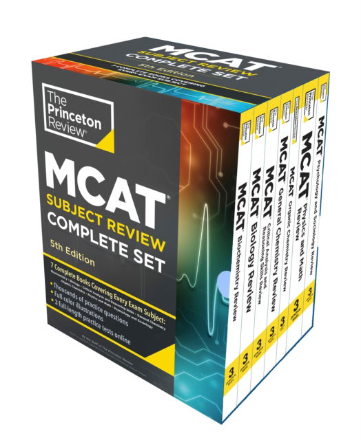 Cover for Princeton Review · Princeton Review MCAT Subject Review Complete Box Set, 5th Edition: 7 Complete Books + 3 Online Practice Tests (Paperback Book) [5 Revised edition] (2025)
