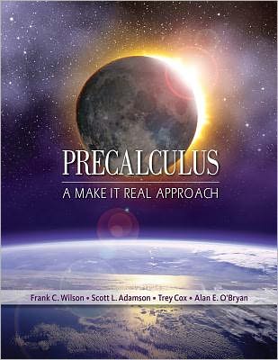 Cover for Frank Wilson · Precalculus: A Make it Real Approach (Hardcover Book) [International edition] (2011)