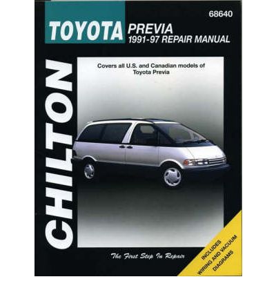 Cover for Haynes · Toyota Previa (91 - 97) (Chilton) (Paperback Book) (2001)