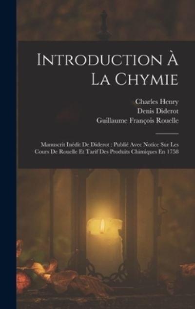 Cover for Denis Diderot · Introduction À la Chymie : Manuscrit inédit de Diderot (Book) (2022)