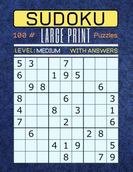 Cover for Ts Puzzle Press · Sudoku 100 Large Print Puzzles Level Medium (Paperback Bog) (2019)