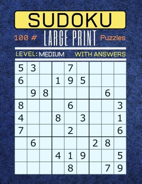 Cover for Ts Puzzle Press · Sudoku 100 Large Print Puzzles Level Medium (Paperback Book) (2019)