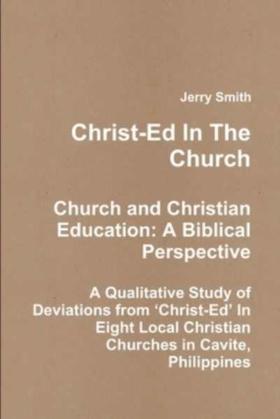 Cover for Jerry Smith · Christ-Ed in the Church (Bok) (2014)