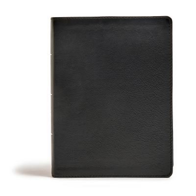 Cover for Tony Evans · CSB Tony Evans Study Bible, Black Genuine Leather (Leather Book) (2019)