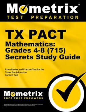 Cover for Mometrix Test Prep · TX Pact Mathematics : Grades 4-8  Secrets Study Guide (Book) (2020)