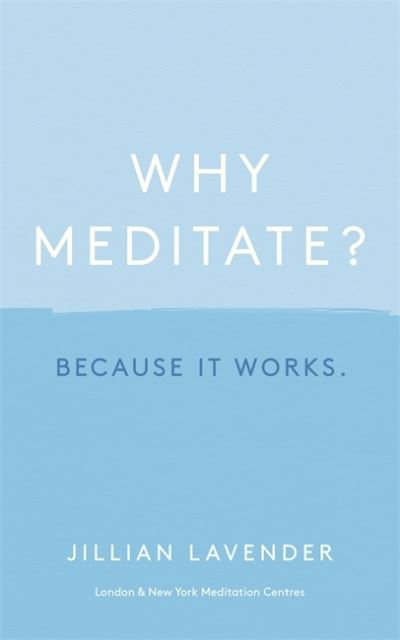 Cover for Jillian Lavender · Why Meditate? Because it Works (Hardcover Book) (2021)