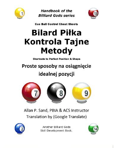 Cover for Allan P. Sand · Cue Ball Control Cheat Sheets (Polish) (Polish Edition) (Paperback Book) [Polish edition] (2012)