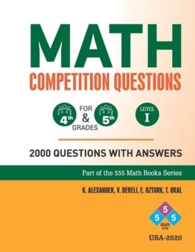 Cover for Emre Ozturk · Math Competition Questions (Pocketbok) (2018)