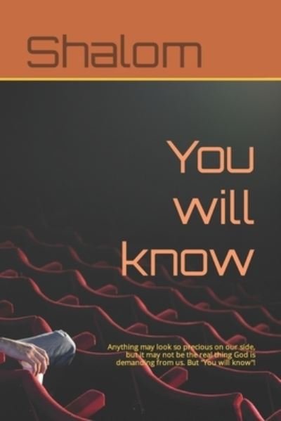 Cover for Shalom · You Will Know (Paperback Book) (2018)