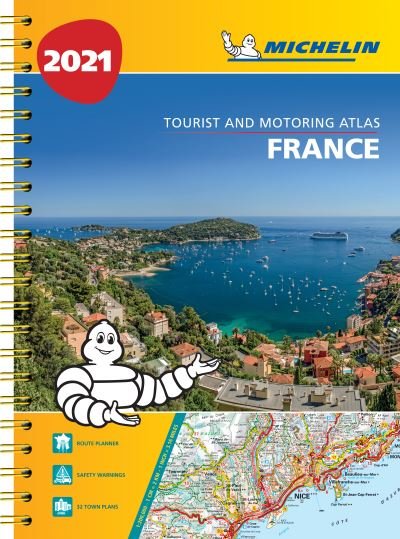 Cover for Michelin · France 2021 - A3 Tourist &amp; Motoring Atlas: Tourist &amp; Motoring Atlas A3 spiral (Spiral Book) (2020)