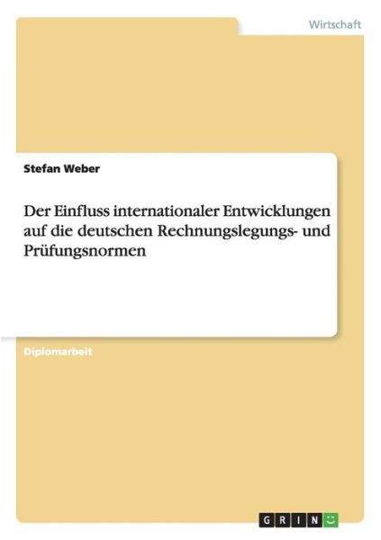 Cover for Weber · Der Einfluss internationaler Entw (Book) [German edition] (2008)